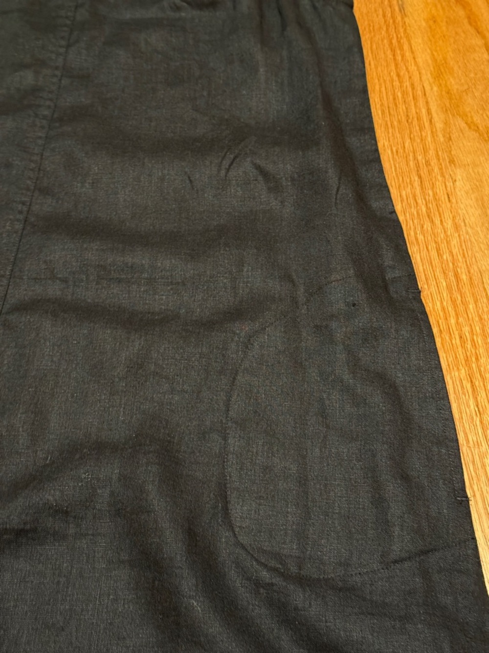 J. Jill Black Sleeveless 100% Linen Shift Mini Dress with Pockets Size Small - Picture 9 of 11